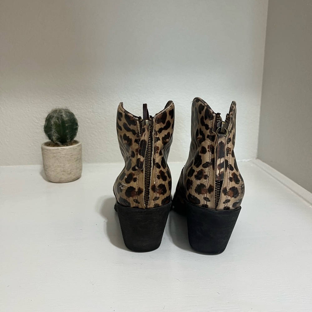 Ariat Leopard Print Ankle Boots - Picture 6 of 7